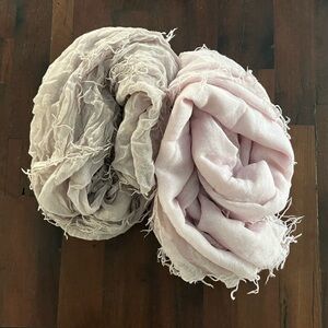 Chan Luu silk cashmere pashminas: colors available  (NWOT)